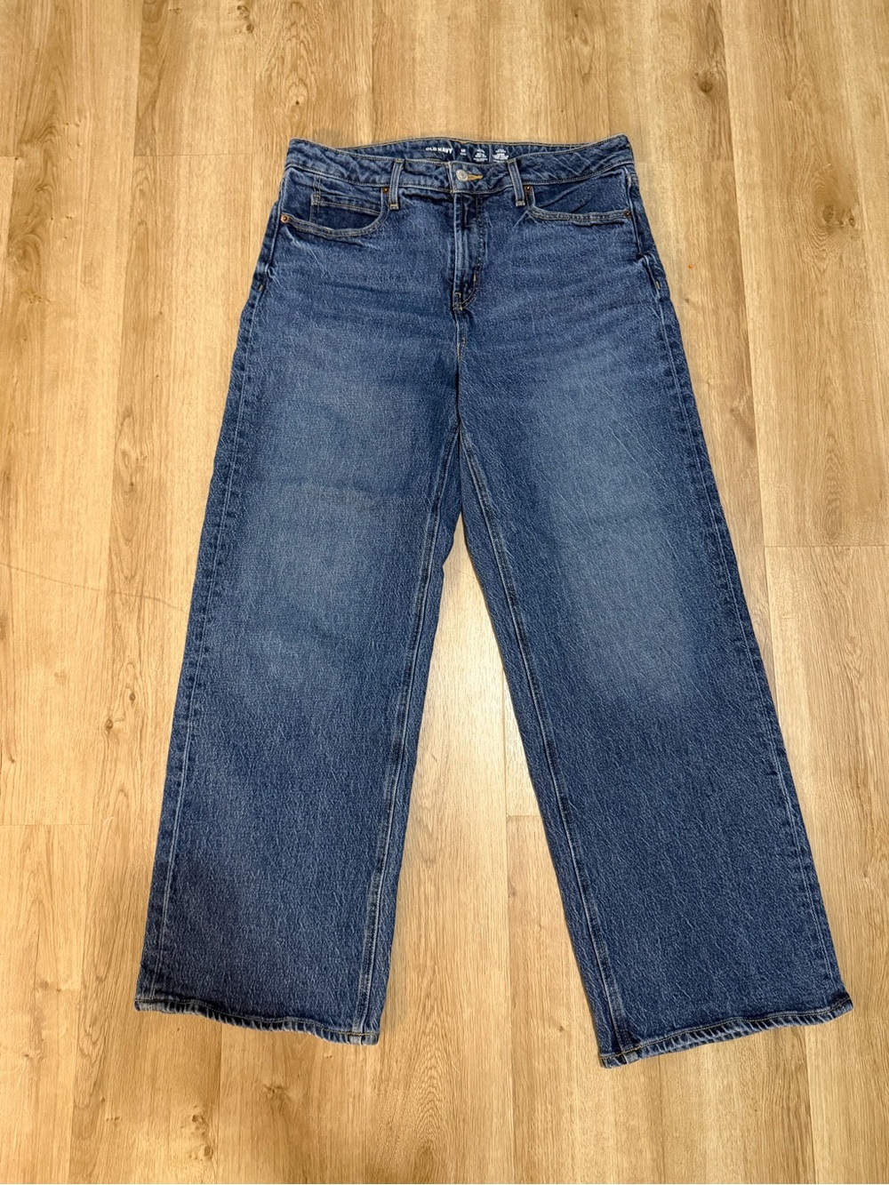 Old navy high waisted wide leg jeans